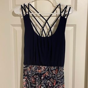 Maxi dress paisley print (L)